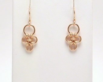 Japanese Earrings in Gold Fill