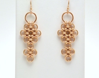 Japanese Earrings in Gold Fill