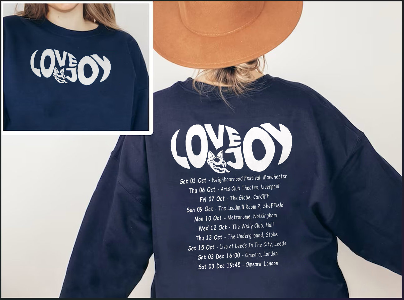 Discover Lovejoy North Hern Autumn Tour Shirt, Lovejoy Shirt, North Hern Autumn Tour 2022 Sweatshirt