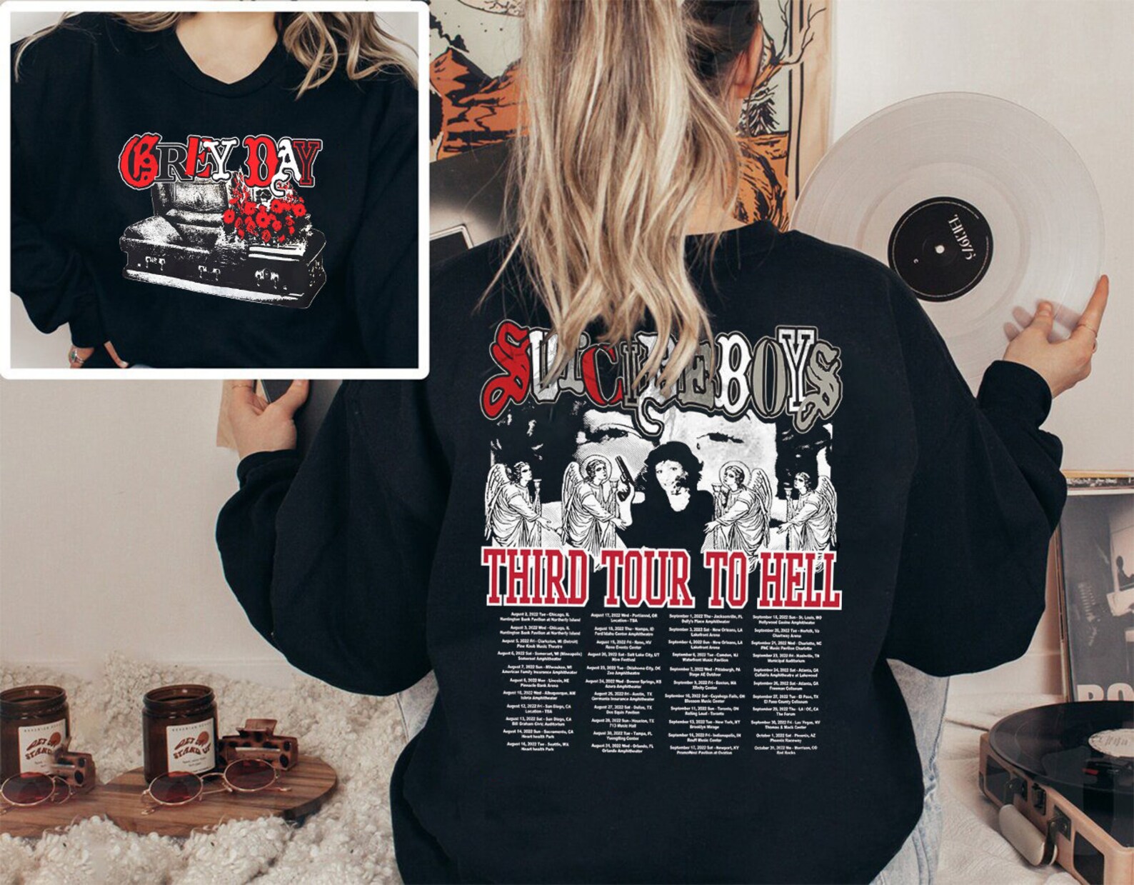 Suicide.boys Grey Day Tour 2022 Shirt Third Tour to Hell - Etsy