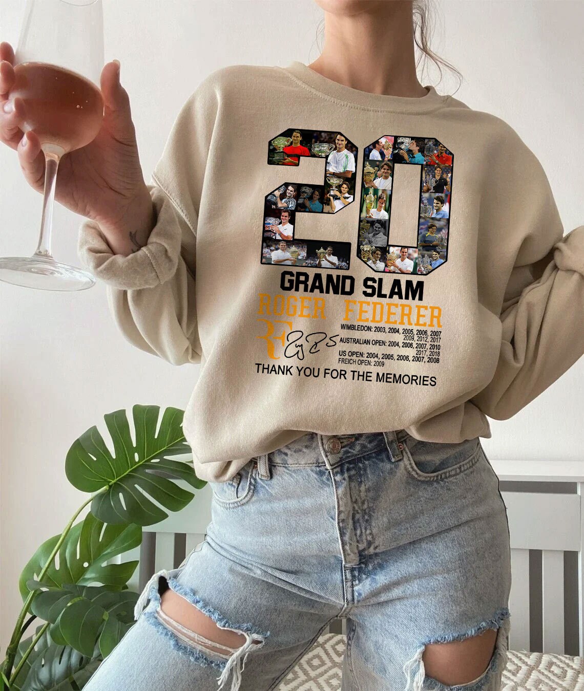 Tee-shirt Federer Uniqlo Blanc Avec Croix Suisse - 100% Coton, Taille L, Neuf Avec étiquettes, Tennis