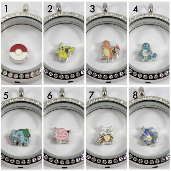 Pokemon Floating Charm for Glass Locket - Etsy