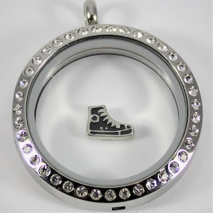 Converse Hightop Floating Charm for Glass Locket
