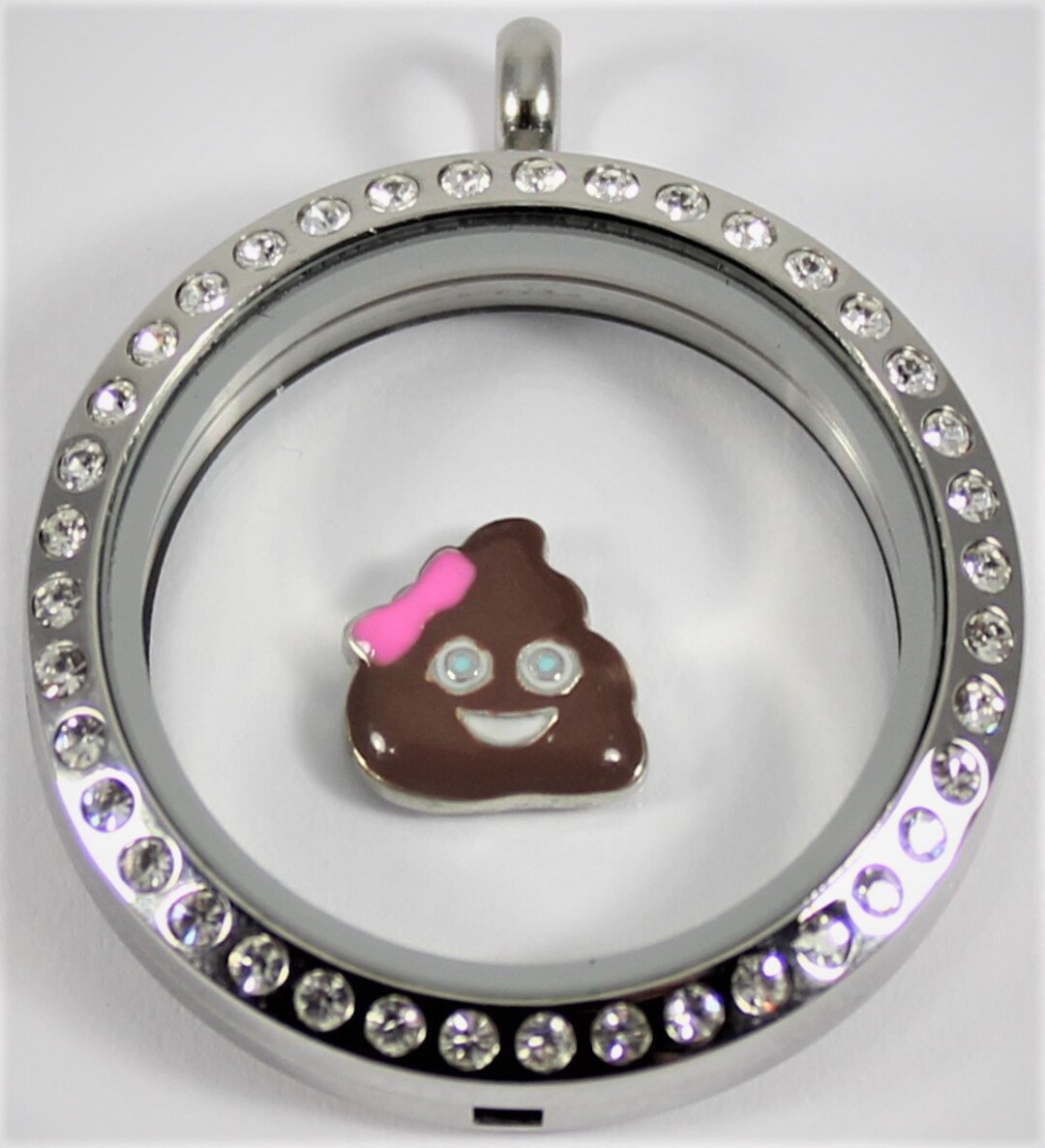 Poo Floating Charm for Glass Locket - Etsy