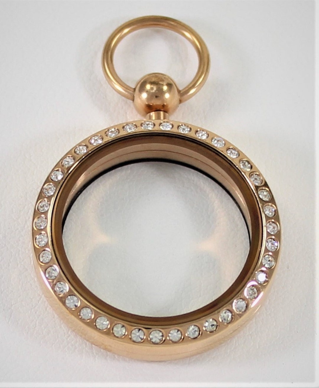 Stainless Steel + Glass Locket Bracelet 20mm 25mm 30mm Gold Color Living  Memory Locket Bracelet for Floating Locket Charms