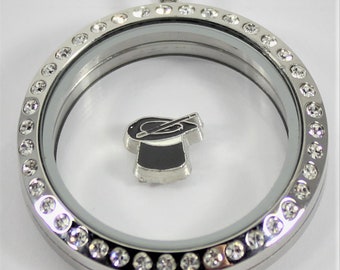 Magic Hat Floating Charm for Glass Locket