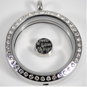 Live Love Laugh Floating Charm for Glass Locket