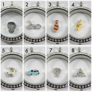Movie Character Floating Charm for Glass Locket