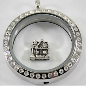 House / Cottage Floating Charm for Glass Locket