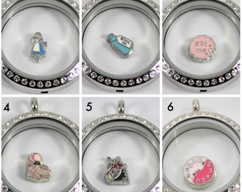 Alice Character Floating Charm for Glass locket