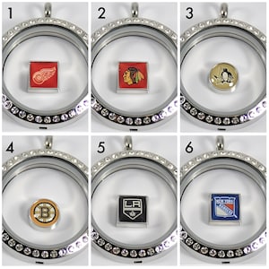 Hockey Floating Charm for Glass Locket