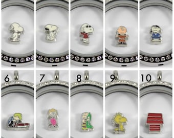 Peanuts Floating Charm for Glass locket