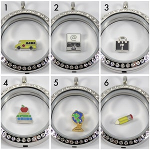Back to School / Teacher Floating Charm for Glass locket