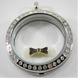 Bow Tie Floating Charm for Glass locket
