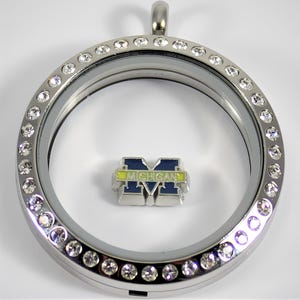 Michigan Floating Charm for Glass Locket