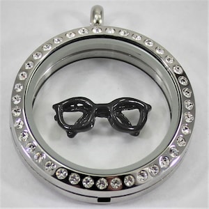 Glasses Floating Charm for Glass Locket
