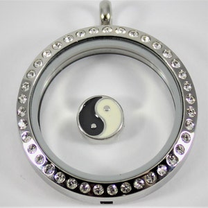 Yin-Yang Floating Charm for Glass locket