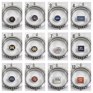 College Floating Charm for Glass Locket
