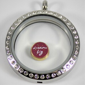 Dream Big Floating Charm for Glass Locket
