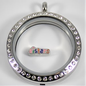 Sisters Floating Charm for Glass Locket