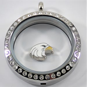 Eagle Floating Charm for Glass locket