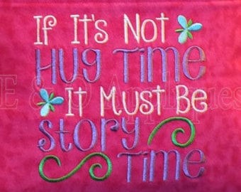 Trolls Reading Embroidery Design - Book Pillow Embroidery Design - Hug Time Story Time Embroidery Design - Reading Pillow Embroidery Design