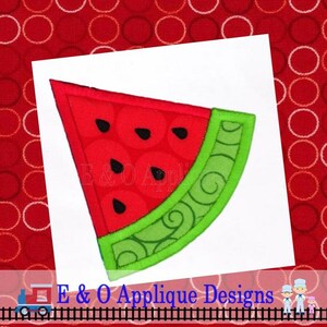 Watermelon Applique - Watermelon Digital Design - Summer Applique - 11 Sizes - Watermelon Embroidery Design