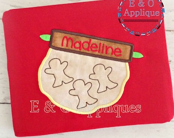 Christmas Applique Design, Gingerbread Cookies Applique, Christmas Embroidery Design, Digital Design