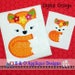 Floral Girl Fox Applique Design - Fox Embroidery Design - Girl Fox Applique Design - Girl Fox Embroidery Design - Fox Machine Applique