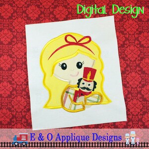 Nutrcracker Applique Design - Christmas Applique Design - Nutcracker Embroidery Design - Christmas Embroidery Design - Digital Design