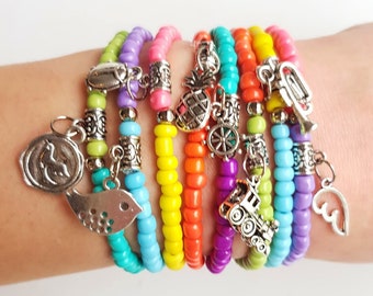 Armband till småbarnsflicka - Festgåva - armband till babyflicka - Flicksmycken - Smycken till småbarnsflicka - Armband till flickor - armband till babyflicka - boho