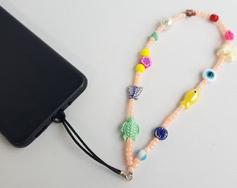 correa del teléfono, accesorio del teléfono, cadena del teléfono con cuentas, encanto del iPad, regalos de Navidad, encanto del teléfono celular, cadena del teléfono, cordón del llavero, estilo Y2k