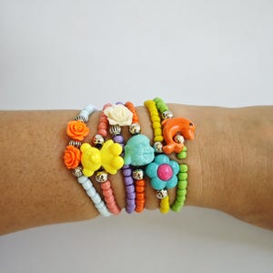 Strandarmband för flickor - Festgåva - armband för flickor - Smycken för flickor - Smycken för små flickor - Armband för flickor - armband för flickor - boho bild 1