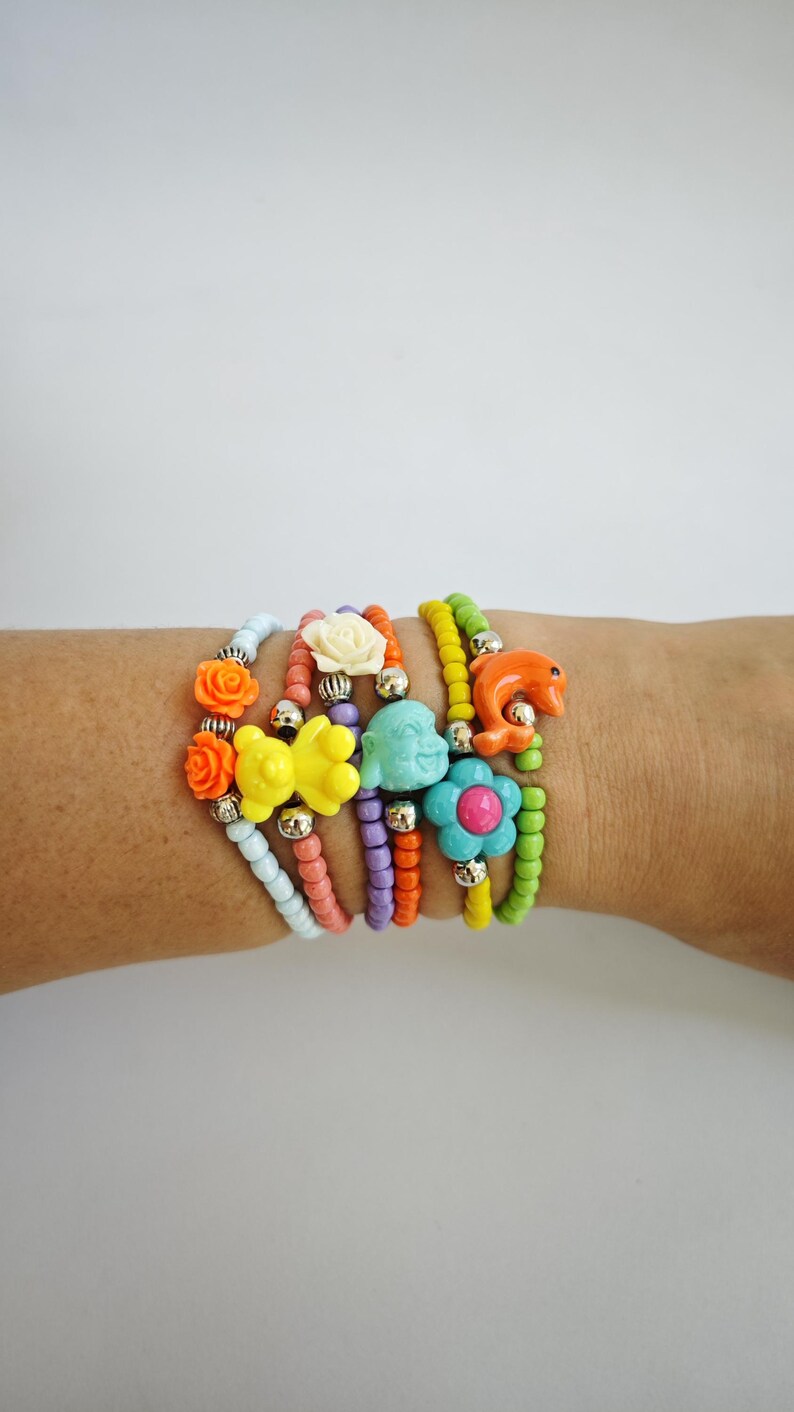 Strandarmband för flickor - Festgåva - armband för flickor - Smycken för flickor - Smycken för små flickor - Armband för flickor - armband för flickor - boho bild 1