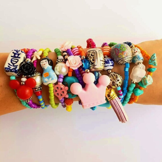 Bracelet Set Bohemian Bracelet Hippie Bracelet Boho | Etsy