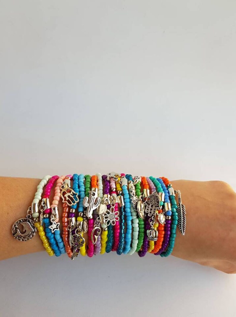 Trendy bracelets Summer Dainty Bracelets Boho Chic | Etsy