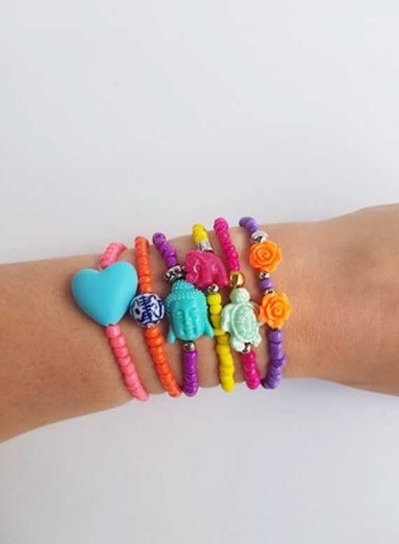 Girl Bracelet set - Party favor - baby girl bracelets - Girls Jewelry - Little Girl Jewelry - Girls Bracelets - baby girl bracelets - boho
