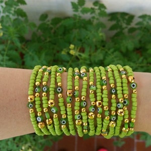 Turkish Evil Eye Bracelet - Turkish Jewelry - Nazar Boncuk - Friendship
