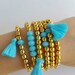 Diamday 6 Pezzi Braccio Braccio Superiore Del Polsino Dei Braccialetti per Le Donne Argento Oro Bracciale Regolabile Set Minimalista Semplice Greco Bracciale di Nozze Gioelleria
