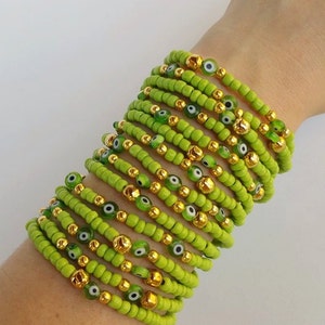 Turkish Evil Eye Bracelet - Turkish Jewelry - Nazar Boncuk - Friendship