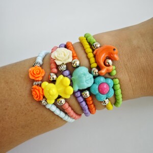 Strandarmband för flickor - Festgåva - armband för flickor - Smycken för flickor - Smycken för små flickor - Armband för flickor - armband för flickor - boho bild 2