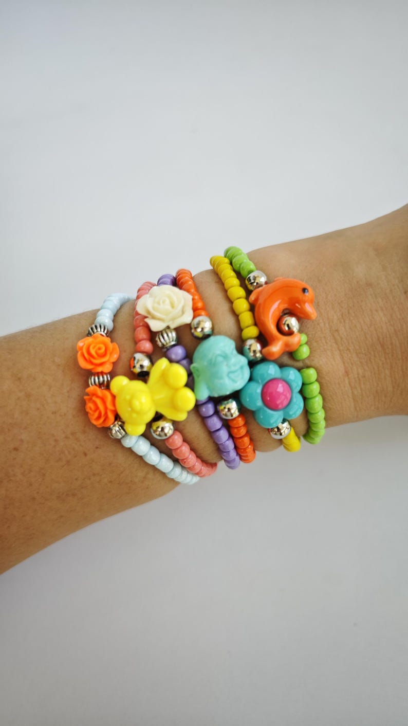 Strandarmband för flickor - Festgåva - armband för flickor - Smycken för flickor - Smycken för små flickor - Armband för flickor - armband för flickor - boho bild 2