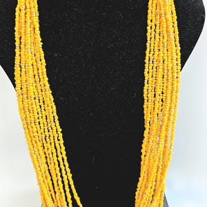 extra long necklace, yellow necklace, maxi jewelry, fancy Necklace, boho necklace, multilayer necklaces - chunky necklace, everyday jewelry