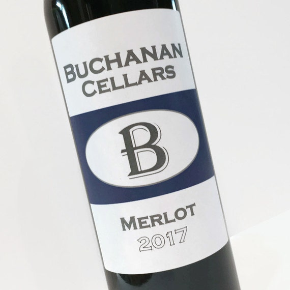 Homemade Wine Bottle Labels for Home Winemaking Custom Etsy