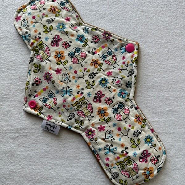 12" Heavy Overnight Cotton Reusable Cloth Pad