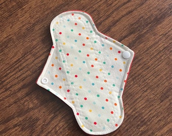 8" Moderate Cotton Reusable Cloth Pad