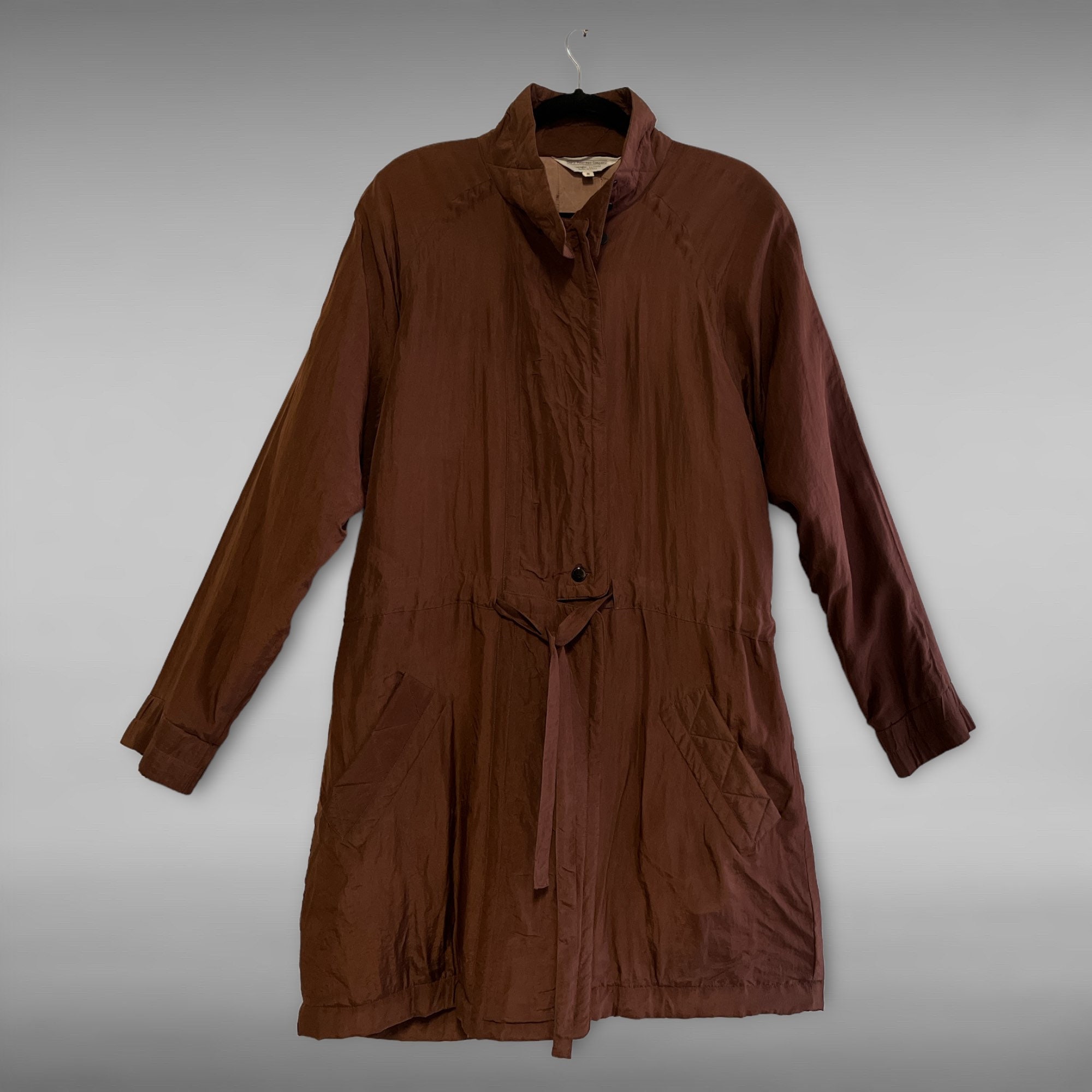 J Peterman Team Parka Jackets Palm × GREEN BOWL Nylon Full Zip