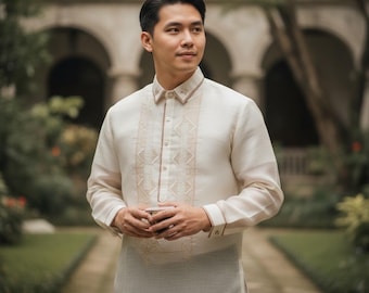 バロンタガログ　タガログシャツ　刺繍　フィリピン　Onésimus バロンタガログ タガログシャツ 刺繍 フィリピン Onésimus