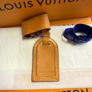 Authentic louis vuitton luggage tag - Etsy 日本