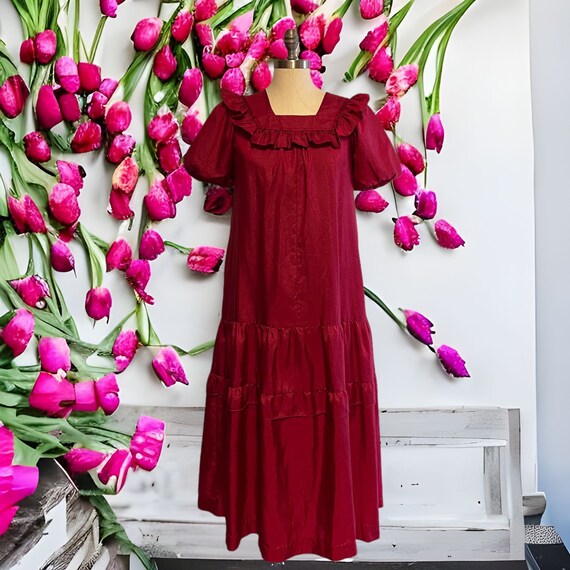 Abastecer Regeneración Antología Vintage 80s Ruffles Muumuu Vestido Hawaiano Tamaño 4 Puff - Etsy España Abastecer Regeneración Antología Vintage 80s Ruffles Muumuu Vestido Hawaiano Tamaño 4 Puff - Etsy España